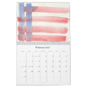 Mural Calendrier des scènes patriotiques (Feb 2027)
