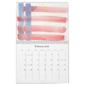 Mural Calendrier des scènes patriotiques (Feb 2026)