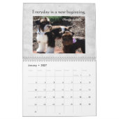 Mural Calendrier des Schnauzers nains (Jan 2027)