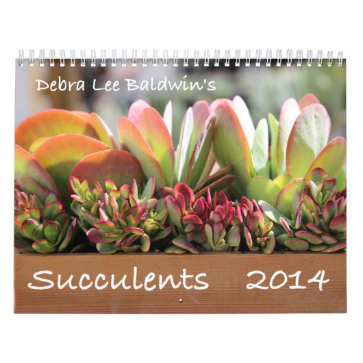 Mural Calendrier des Succulents 2014 par Debra Lee (Protection)
