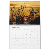 Mural Calendrier des sunsets (Jan 2027)