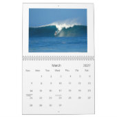 Mural Calendrier des Surfs géants (Mar 2027)