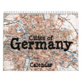 Mural Calendrier des villes d'Allemagne (Protection)