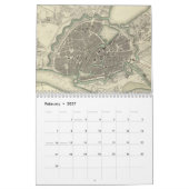 Mural Calendrier des villes d'Allemagne (Feb 2027)