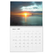 Mural Calendrier Des Vues Océaniques Sans Fin (Mar 2027)