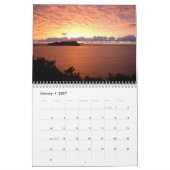 Mural Calendrier Des Vues Océaniques Sans Fin (Jan 2027)