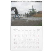 Mural Calendrier des Windmills de Hollande (Jan 2026)