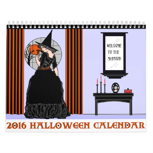 Mural Calendrier d'Halloween 2016 (Protection)