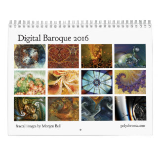 Mural Calendrier Digital Baroque 2016