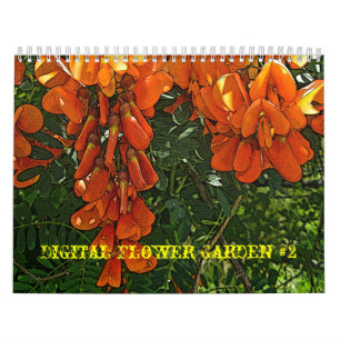 Mural Calendrier Digital Flower Garden #2