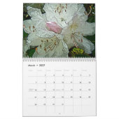 Mural Calendrier Digital Flower Garden #4 (Mar 2027)