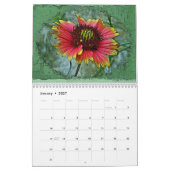 Mural Calendrier Digital Flower Garden #4 (Jan 2027)