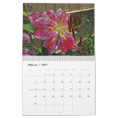 Mural Calendrier Digital Flower Garden #4 (Feb 2027)