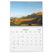 Mural Calendrier d'île du sud (Feb 2027)
