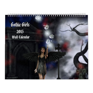 Mural Calendrier d'Imaginaire des filles gothiques 2015
