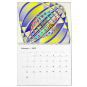 Mural Calendrier dimensionnel hyper du résonateur 2017 (Feb 2027)