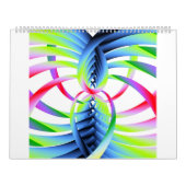 Mural Calendrier dimensionnel hyper du résonateur 2017 (Protection)