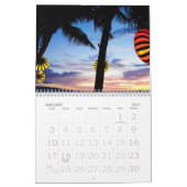 Mural Calendrier d'impression volumineux - Couchers de s (Jan 2027)