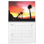 Mural Calendrier d'impression volumineux - Couchers de s (Mar 2027)