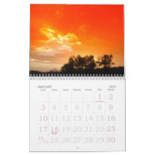Mural Calendrier d'impression volumineux - Couchers de s (Jan 2027)