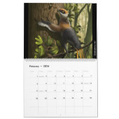 Mural Calendrier Dinosaure Feathered 2017 (Feb 2026)