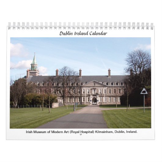 Mural Calendrier d'Irlande - Les célèbres monuments de D (Protection)