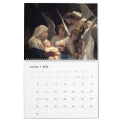 Mural Calendrier DIY, Love, Bouguereau (Jan 2027)