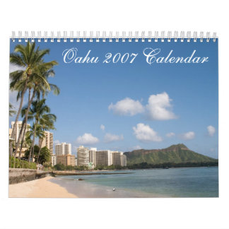 Mural Calendrier d'Oahu 2007