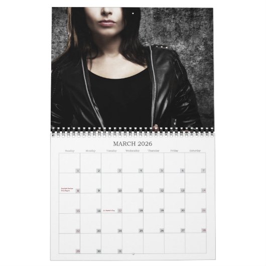 Mural Calendrier d'O'Kane 2017 (Mar 2026)