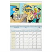 MURAL CALENDRIER D'ORDINATEUR ET DE BANDE DESSINÉE DE (Jan 2027)