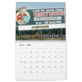 Mural calendrier drôle de signe (Mar 2027)