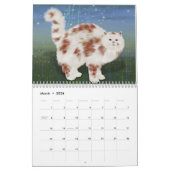 Mural Calendrier du chat 2017 de jardin (Mar 2026)