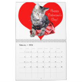 Mural Calendrier du chat tigré 2012 (Feb 2026)