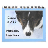 Mural Calendrier du corgi 2015 de cardigan (Protection)