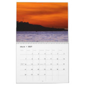 Mural Calendrier du coucher du soleil (Mar 2027)