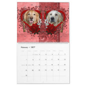 Mural Calendrier du golden retriever 2014 (Feb 2027)