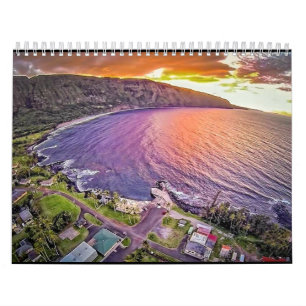 Mural Calendrier du Hawaïen 2015