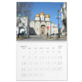 Mural Calendrier du Kremlin de Moscou 12 mois (Mar 2027)