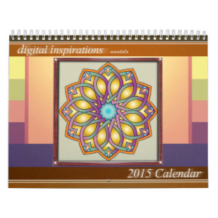 Mural Calendrier du l'Inspiration-Mandala 2015 de