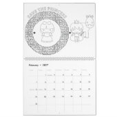 Mural calendrier du livre de couleurs (Feb 2027)