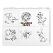 Mural calendrier du livre de couleurs (Protection)