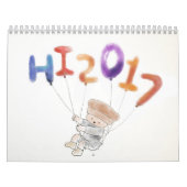 Mural calendrier du l'Ours-dans-casquette 2017 (Protection)