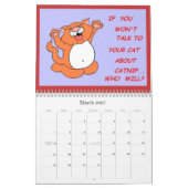 Mural Calendrier du Meow du chat (Mar 2027)