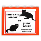 Mural Calendrier du Meow du chat (Protection)