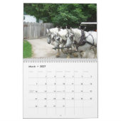 Mural Calendrier du Michigan d'île de Mackinac (Mar 2027)