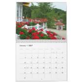 Mural Calendrier du Michigan d'île de Mackinac (Jan 2027)