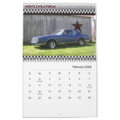 Mural Calendrier du mois 2016 (Feb 2026)