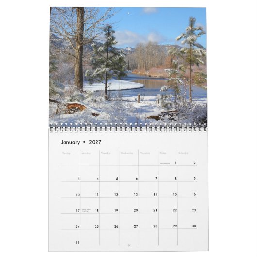 Mural Calendrier du Montana 2013 (Jan 2027)
