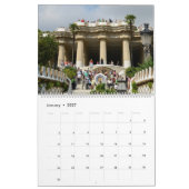 Mural Calendrier du mur de 12 mois Barcelone, Espagne (Jan 2027)