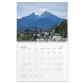 Mural Calendrier du mur de 12 mois Europe (Mar 2027)